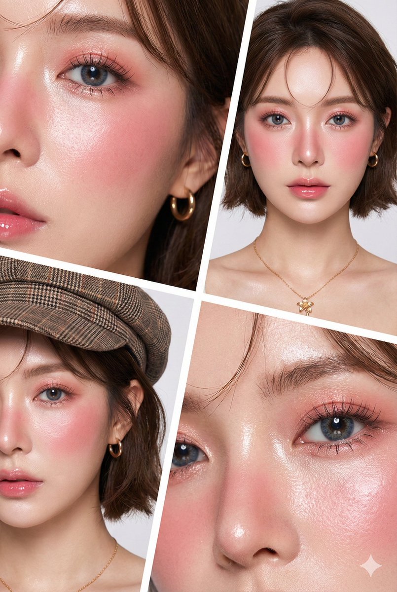 Hyper-Realistic Korean Beauty Editorial Collage