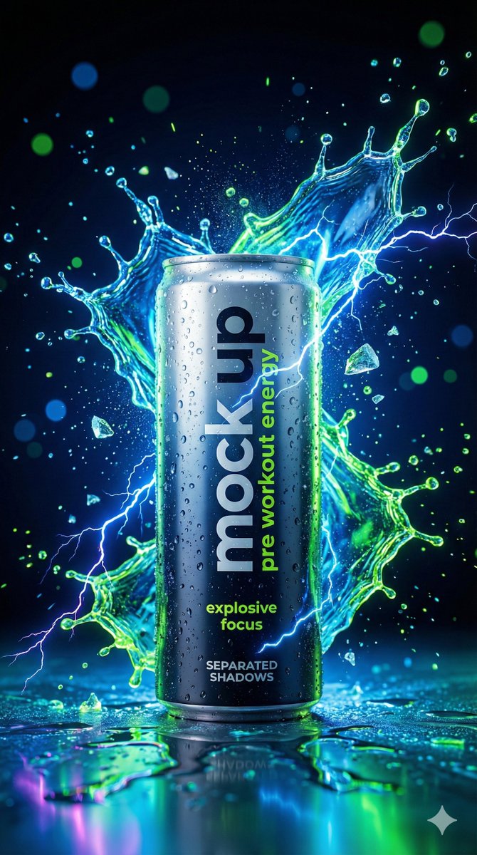 JSON Prompt for Hyper-Realistic Commercial Energy Drink Photography