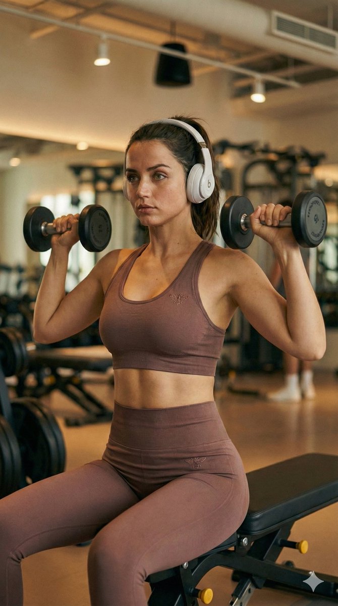 Photorealistic Gym Training Scene Prompt