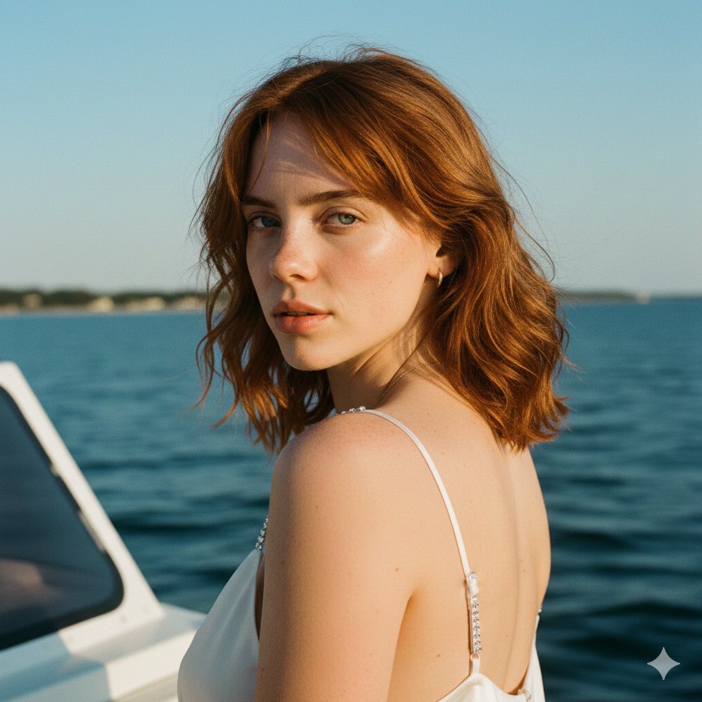 Candid Celebrity Portrait on a Boat at Golden Hour