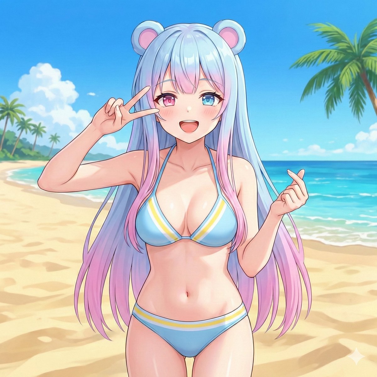 Beach Day Image Generation