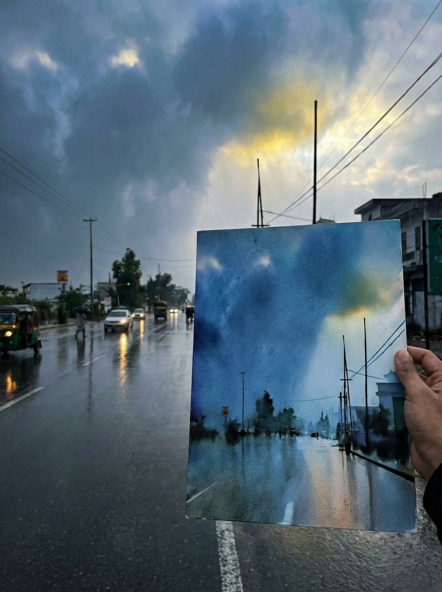 Drawing Comparison Photo Prompt (General AI Image Generation)