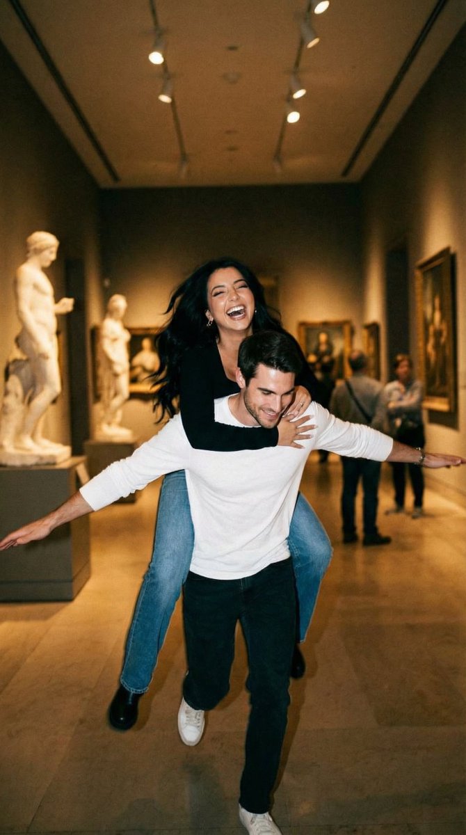 Cinematic Playful Couple Action Blur Editorial