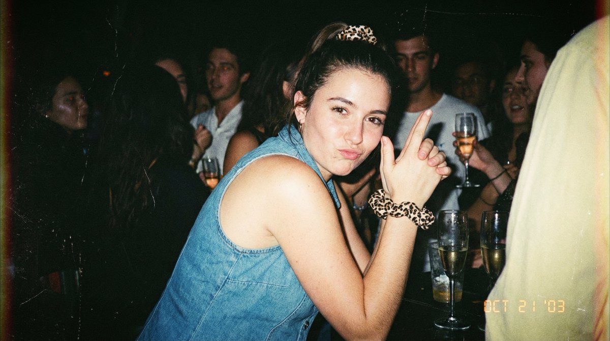 Vintage 2000s Disposable Camera Style Template