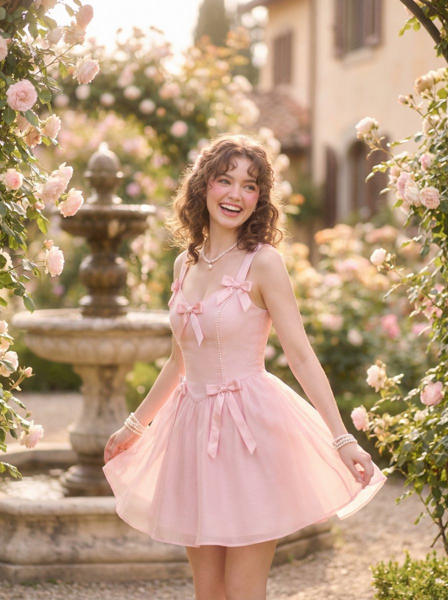 Coquette Pink Fashion Editorial