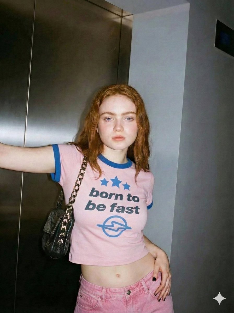 Y2K Inspired Snapshot of a Young Woman