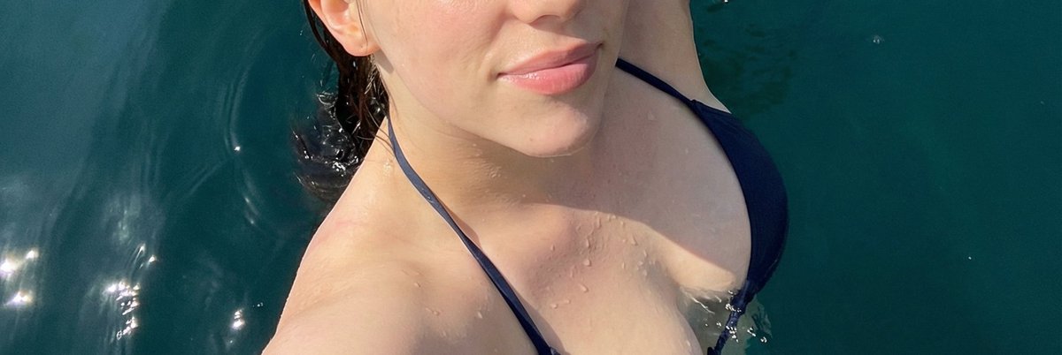 Close-Up Water Selfie of Billie Eilish