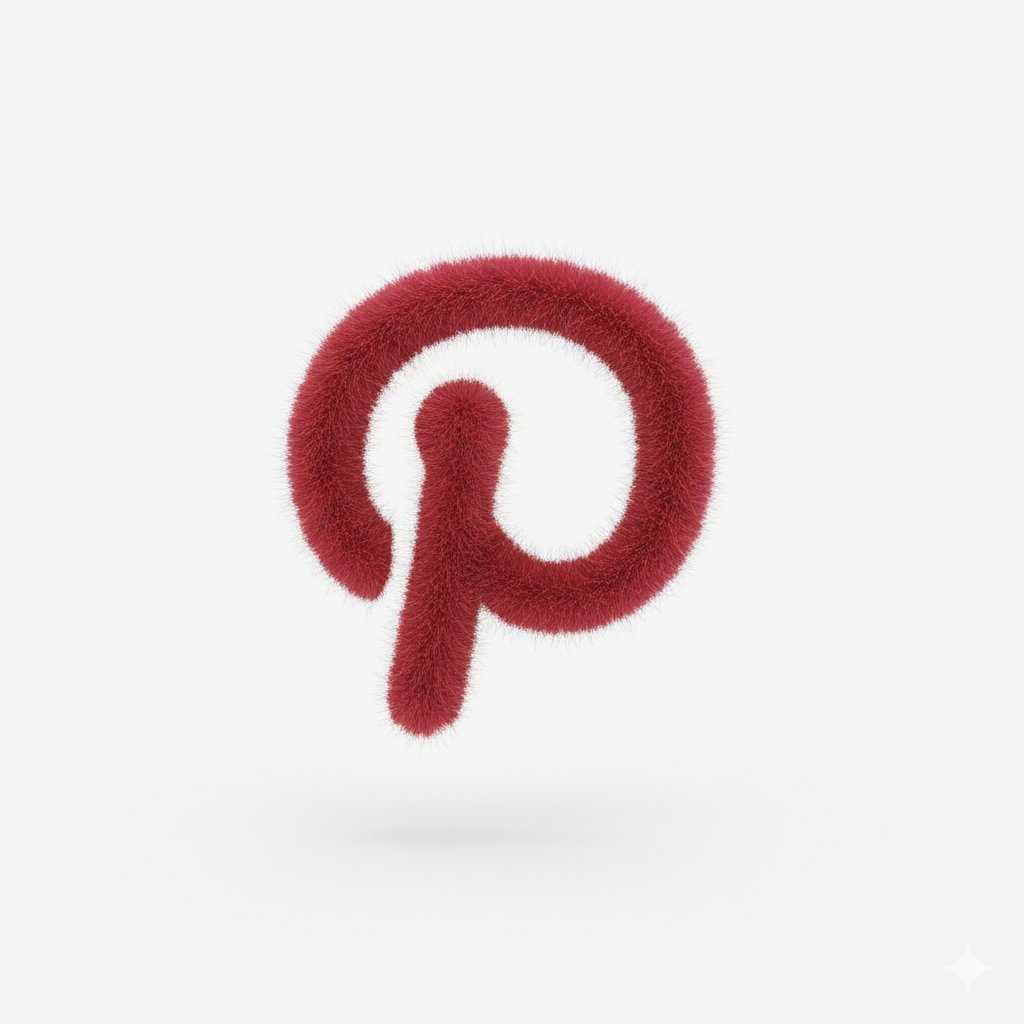 3D Logo Render with Fur Texture 4