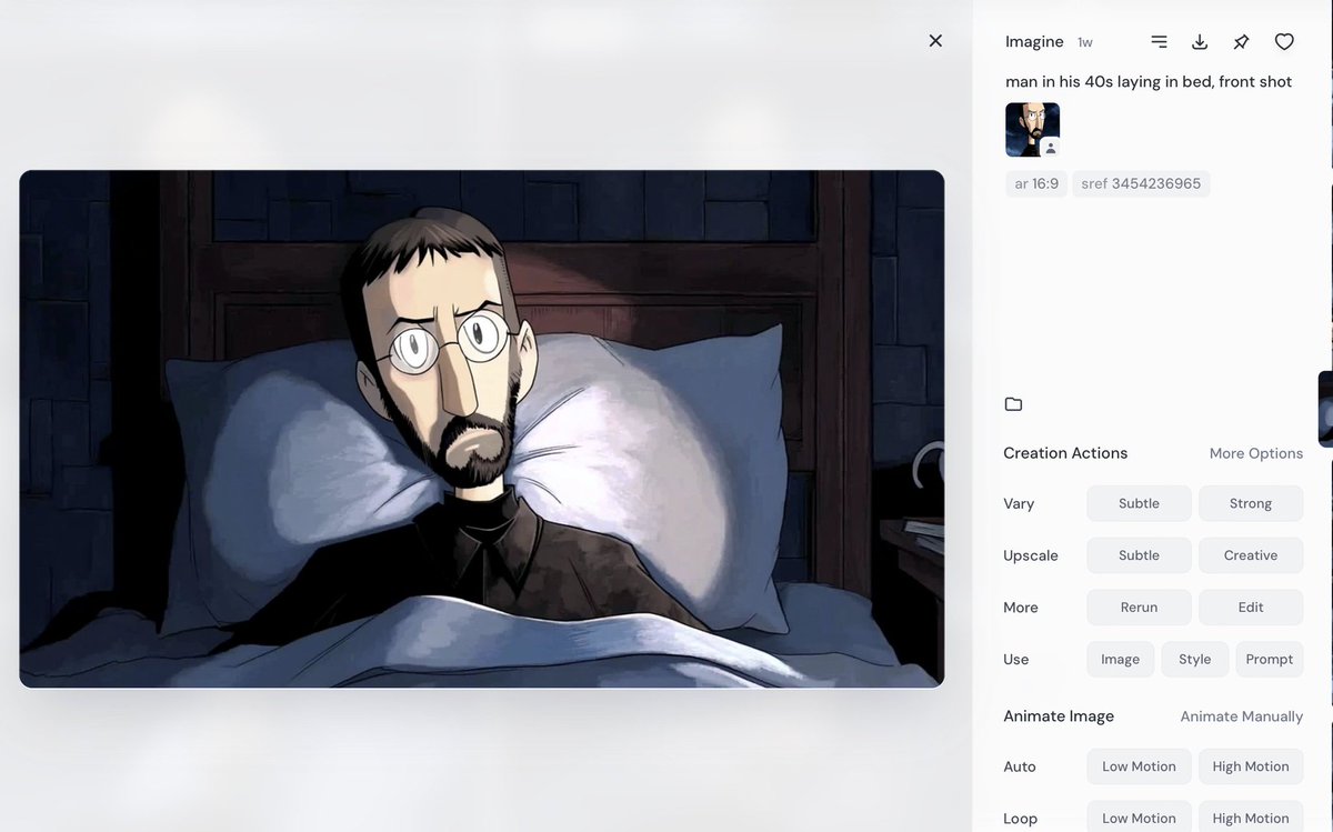 Portrait of a Middle-Aged Man Lying Down