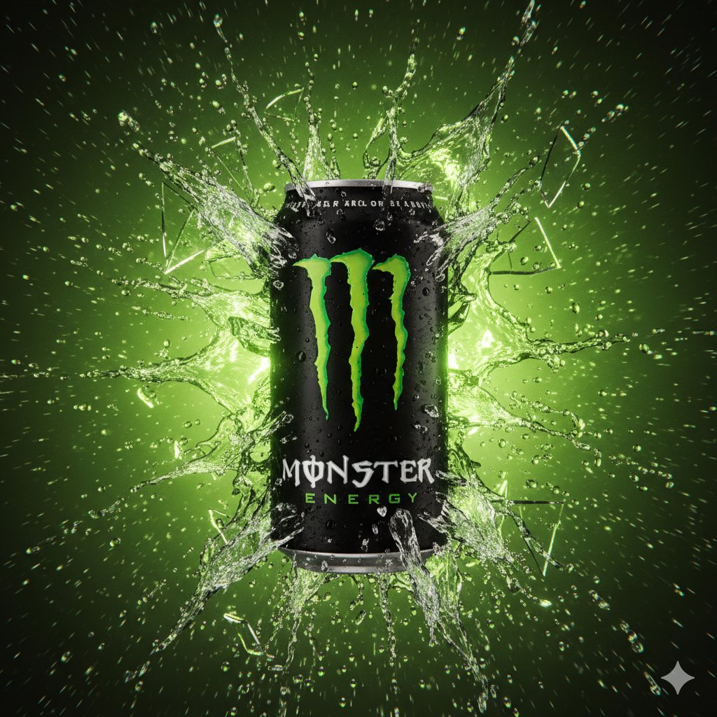Dark Fantasy Product Shot of Monster Energy Drink 2