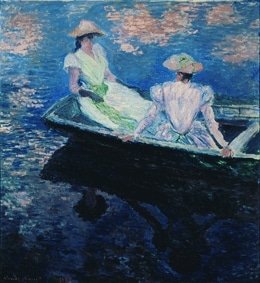 Monet Style Boat Ride Image Generation