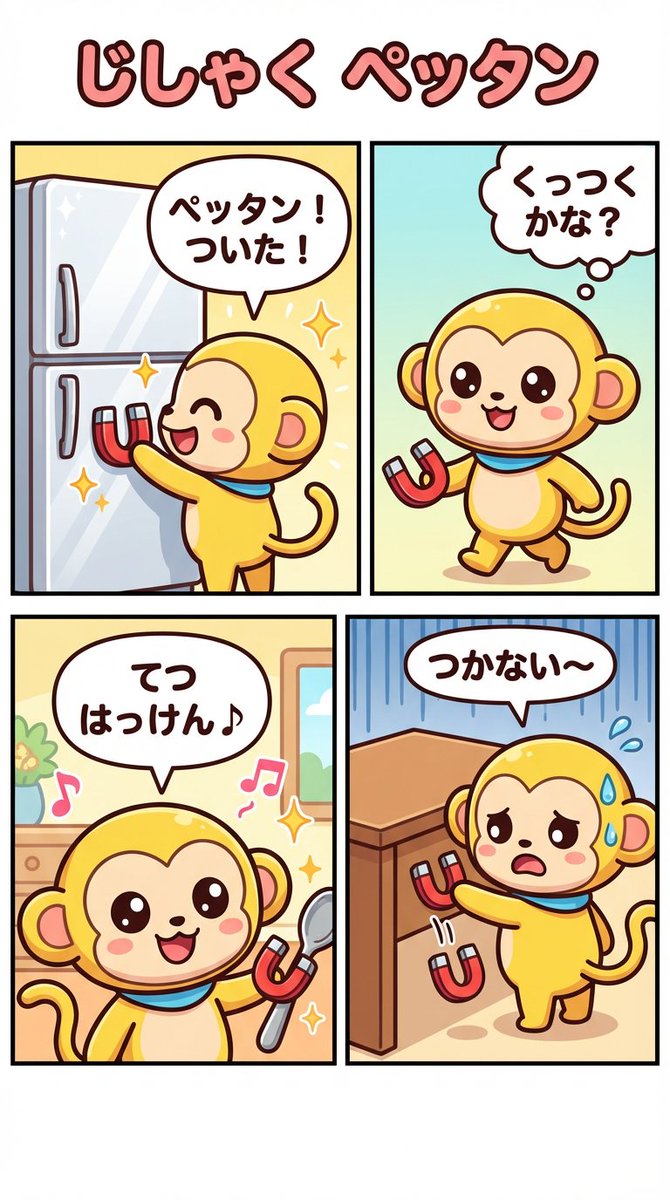 Nano-kun's Daily Life: Magnet Comic Strip Prompt