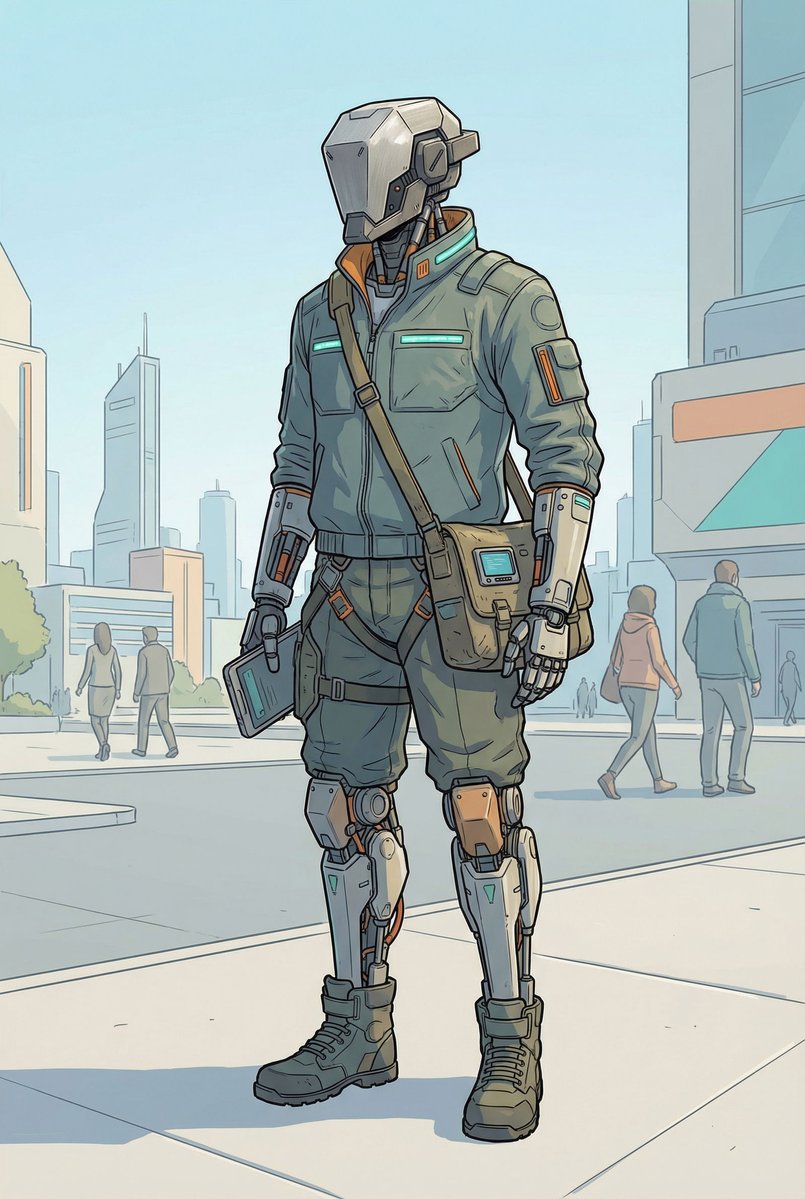 Humanoid Mech Generator for Urban Life 3