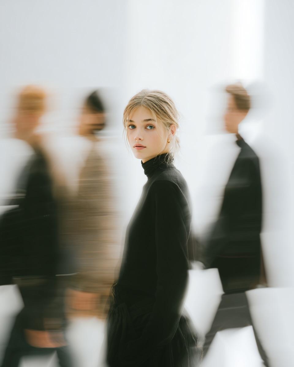 High Fashion Pictorial with Motion Blur