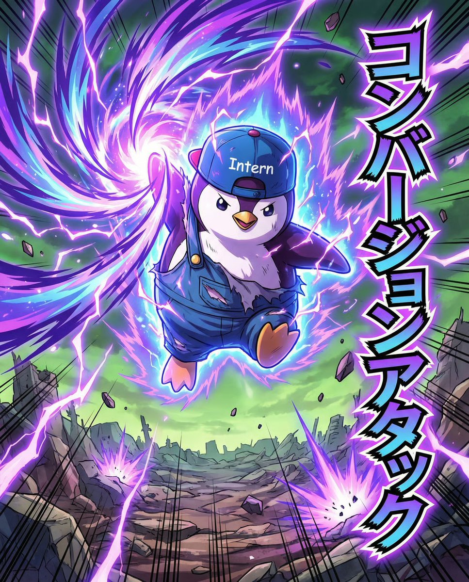 Dynamic Anime Battle Poster with Japanese Text