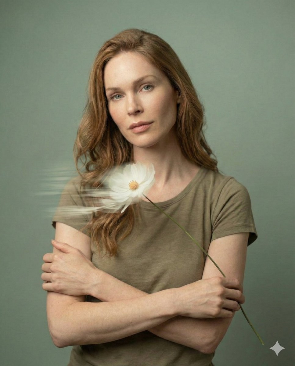 Dreamy Fine-Art Editorial Portrait with Double Exposure