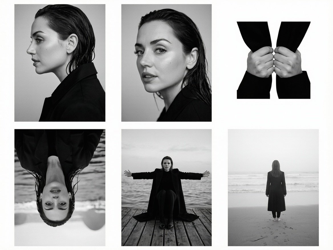 Six-Image 90s Zine Fashion Collage