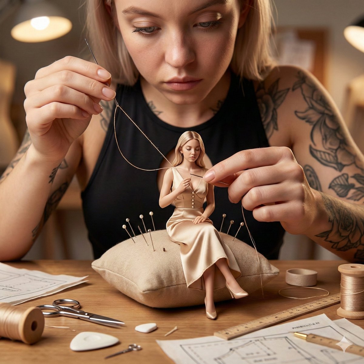 Cinematic Miniature Tailoring Realism