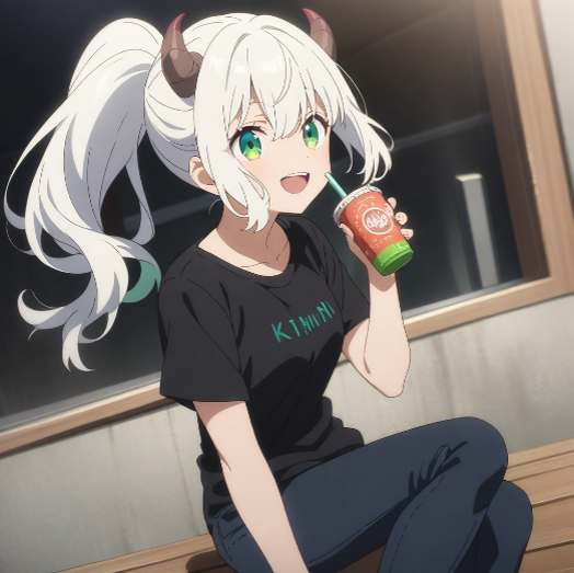 Character Prompt with Drinking Action for Anifusion/Nano Banana 3
