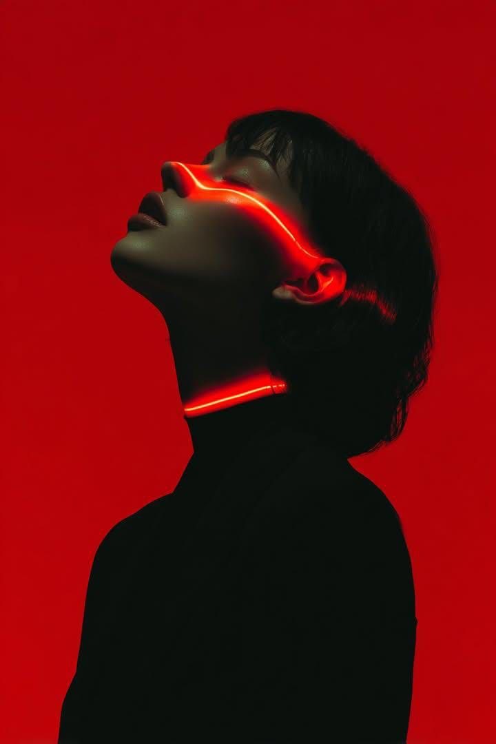 Cyberpunk Neon Portrait