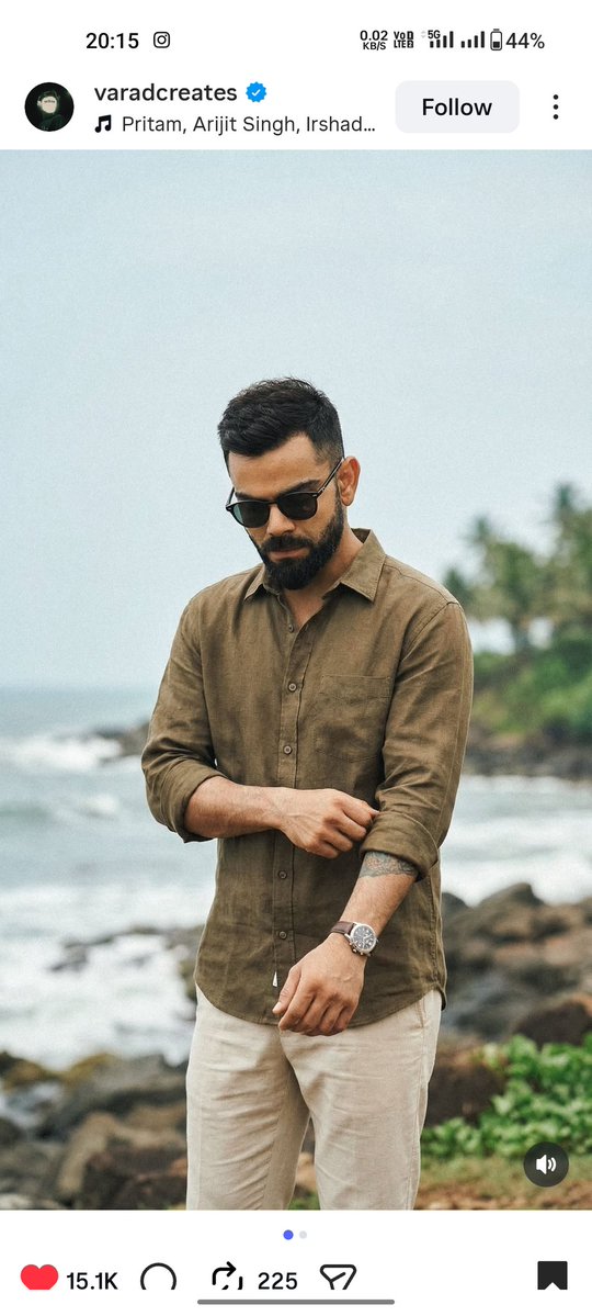 Ultra-Realistic Coastal Lifestyle Portrait (Virat Kohli)