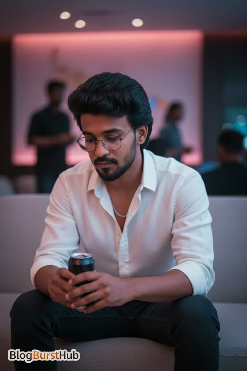 Stunning Night Time Portrait Photo Prompt