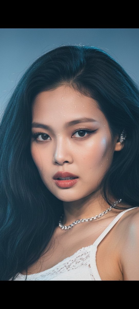 K-pop Star Jennie Kim Stage Performance Portrait