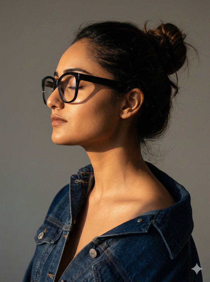 Cinematic Profile Portrait with Identity Preservation