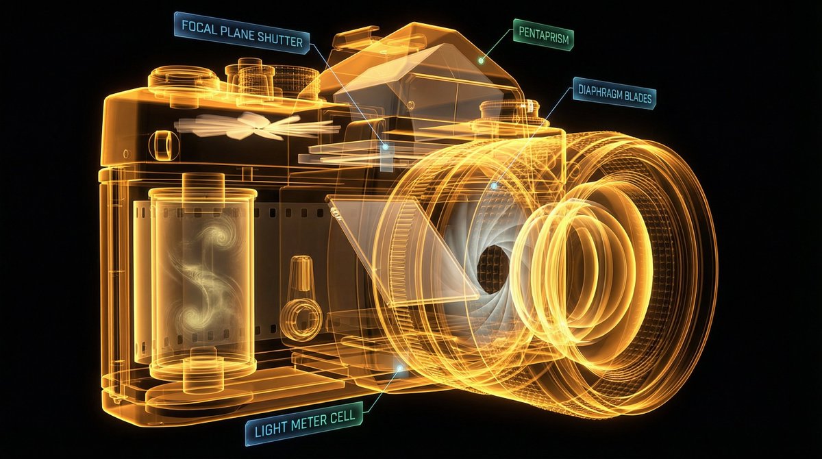 Neon X-Ray Photorealistic Scan 2