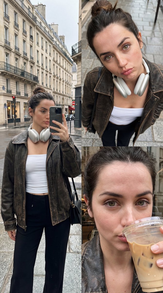 Forensic-Level Digital Twin of Ana de Armas in Triptych