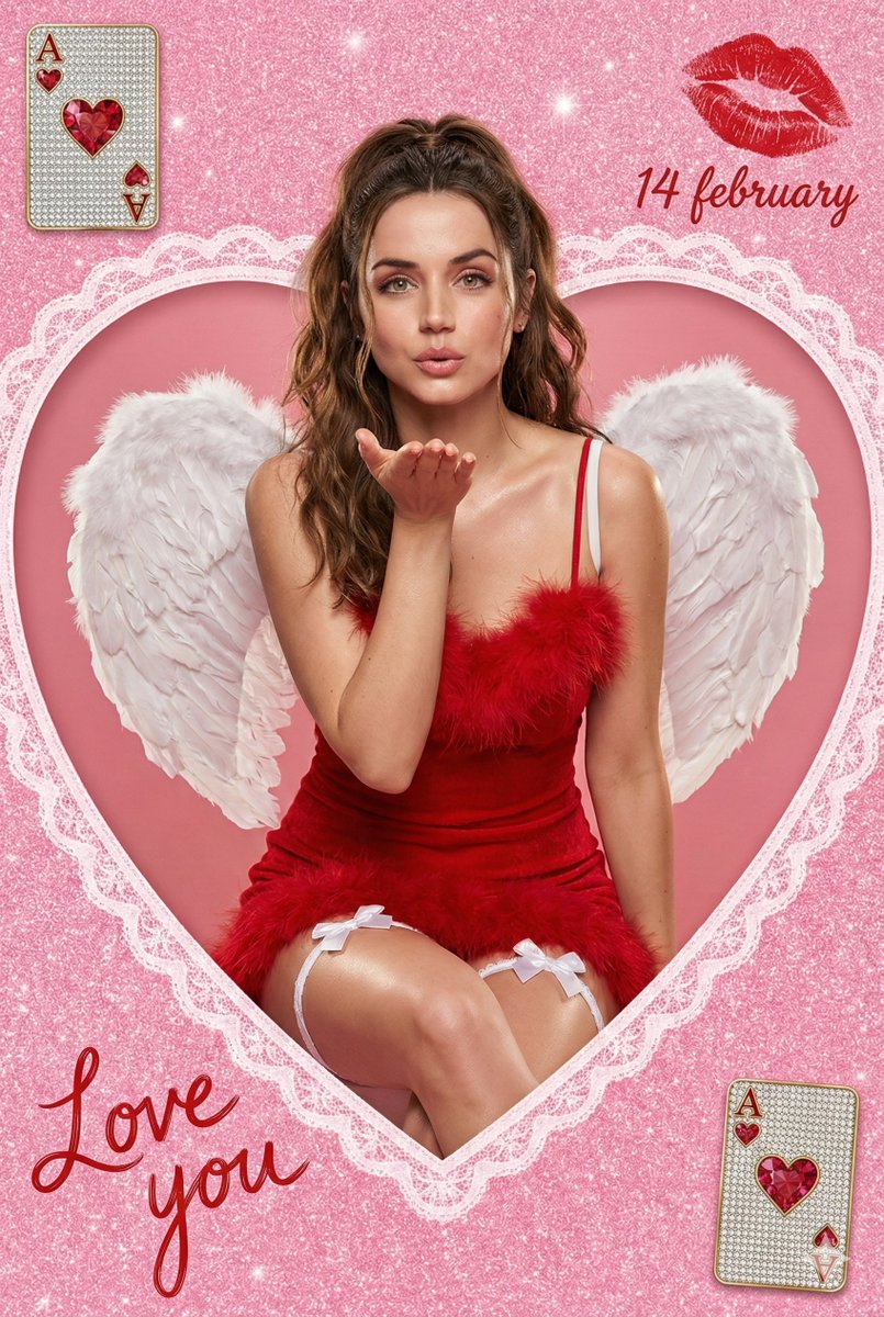 Valentine Angel Heart Glamour Editorial 3