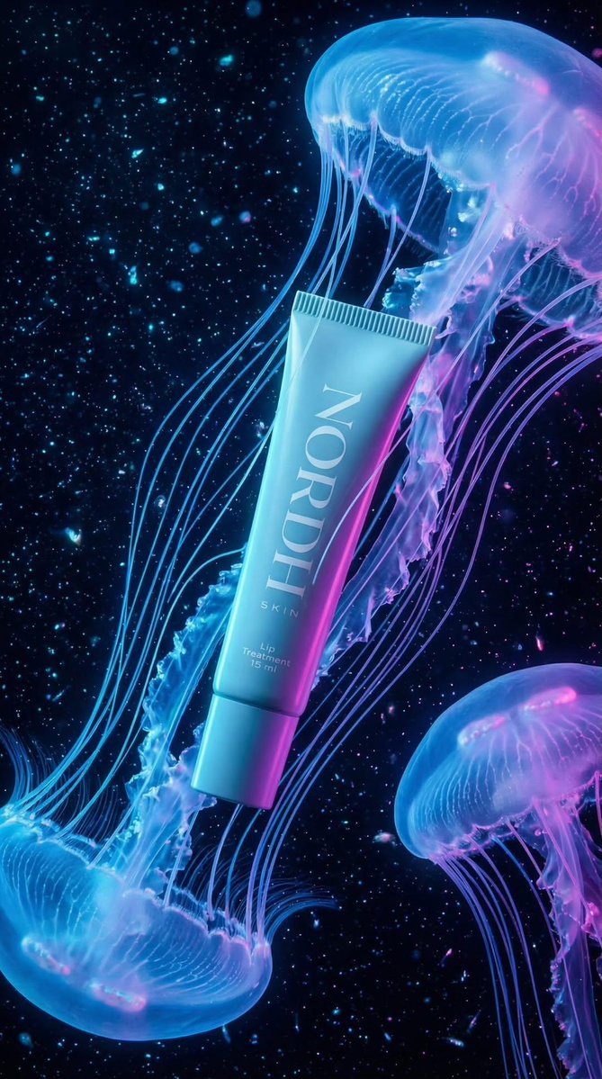 Underwater Luxury Skincare Product Ad 4