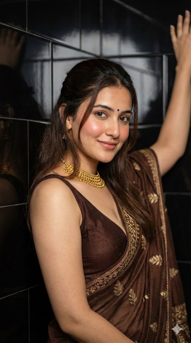 Ultra-Photorealistic Traditional Saree Portrait
