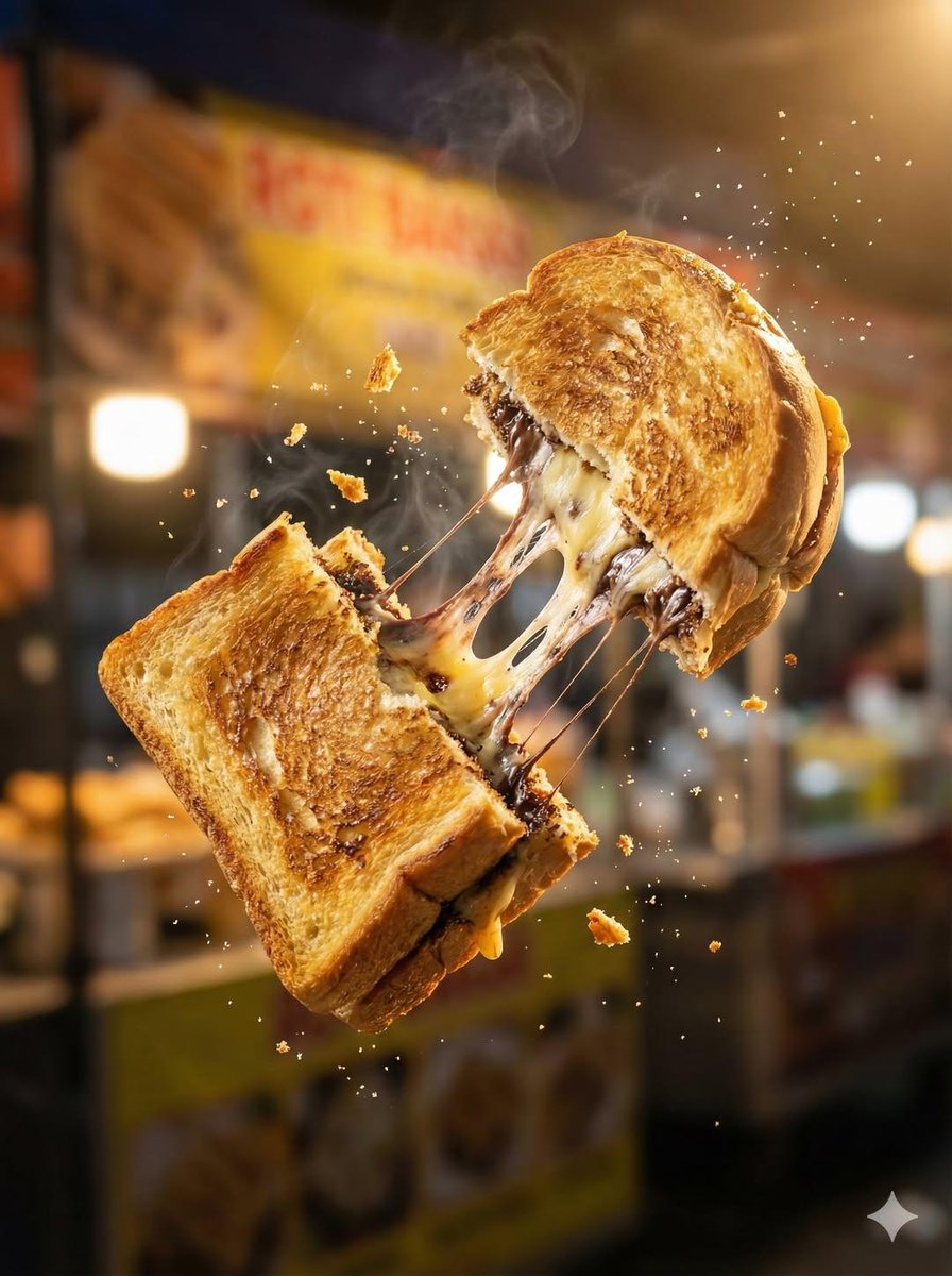 Macro Food Photography of Floating Street Food