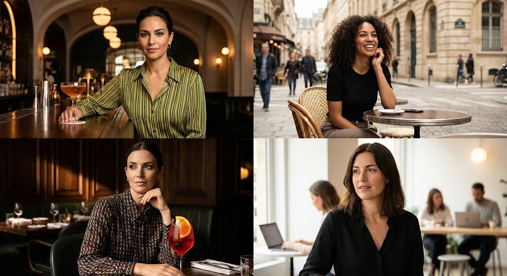 Cinematic Portrait Grid Comparison