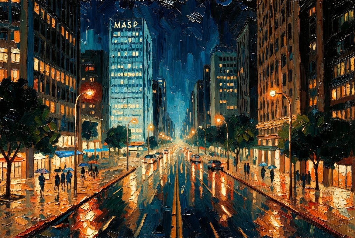 São Paulo Avenida Paulista Painting Prompt (JSON reference)