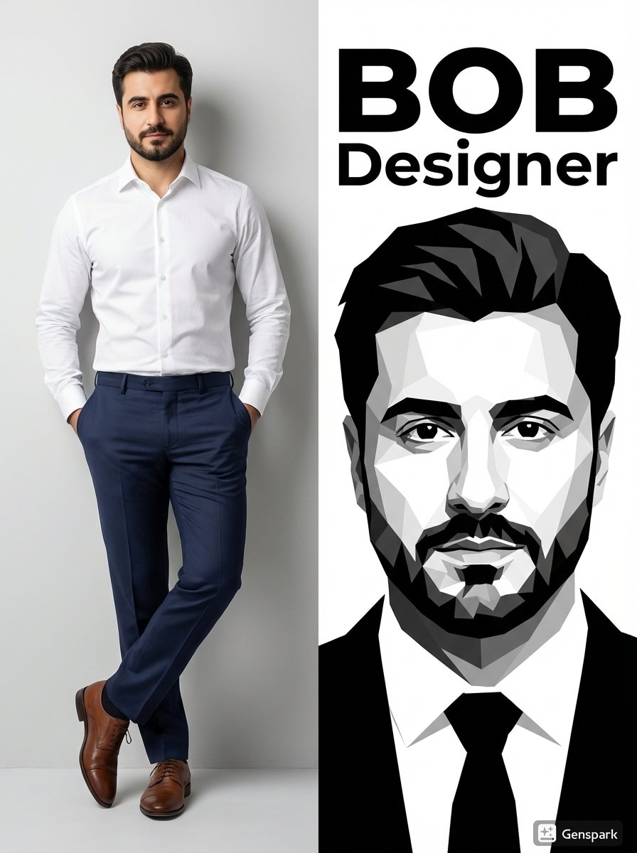 Vertical Split-Screen Branding Composition 2