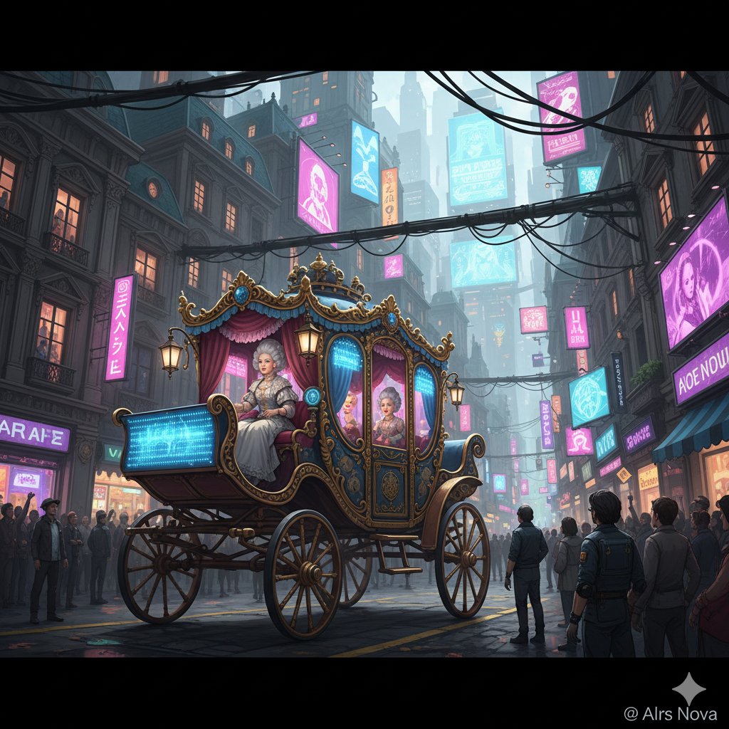 Cyberpunk Marie Antoinette Carriage 2