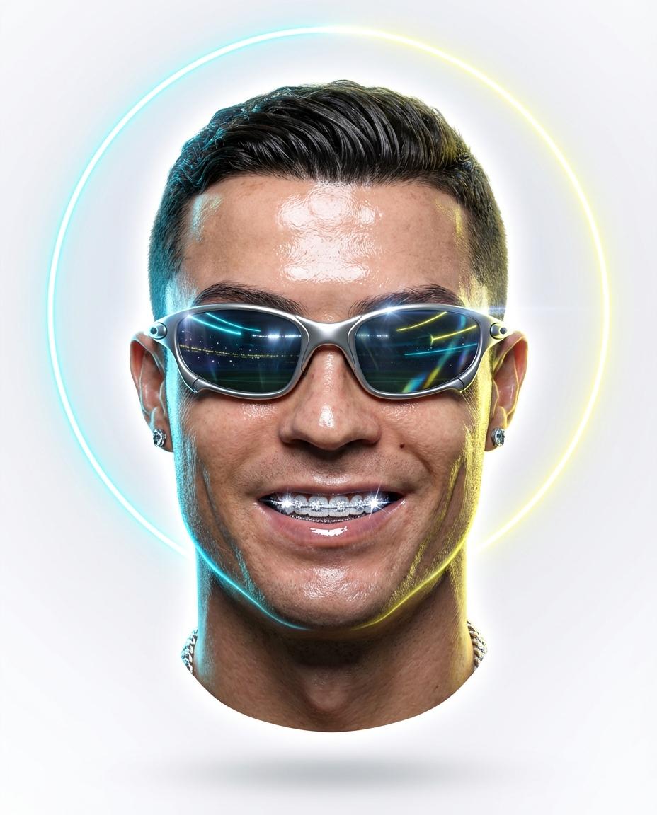 Dynamic 3D Floating Head Portrait 3