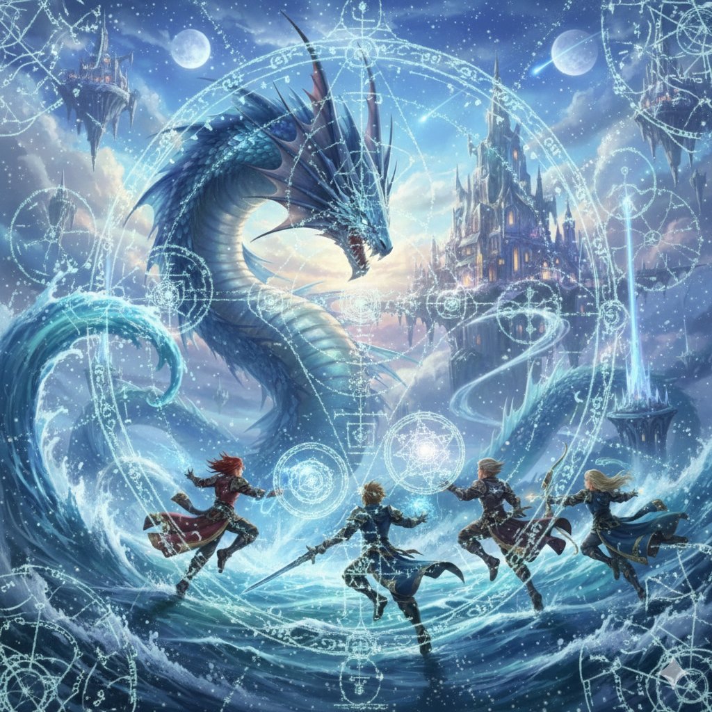 Final Fantasy Leviathan VS Player and Sacred Geometry