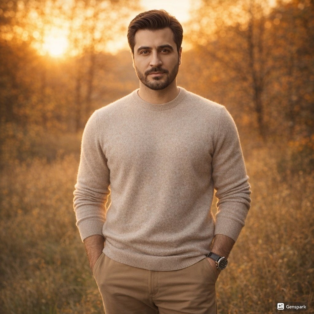 Golden Hour Fashion Portrait of a South Asian Man