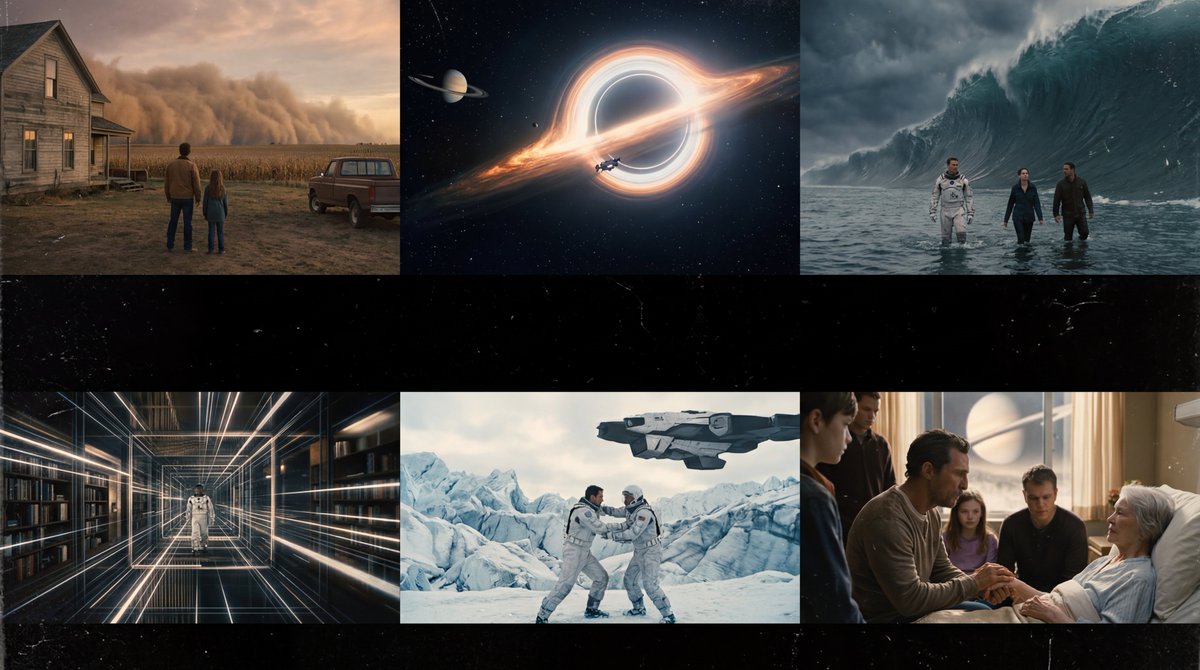 Interstellar-Inspired Cinematic Film Stills Prompt