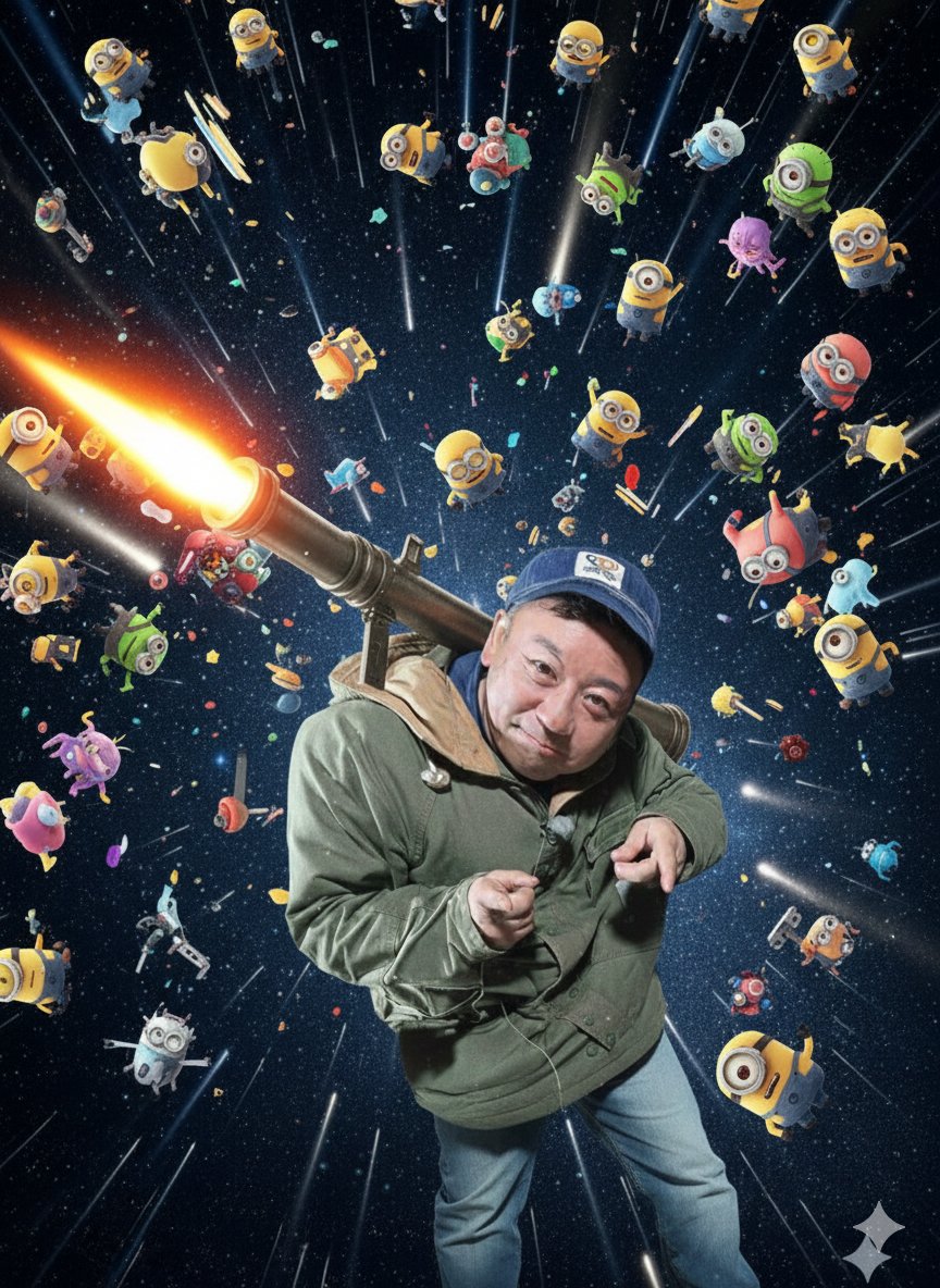 Nano Banana Pro Rocket Launcher Action Prompt