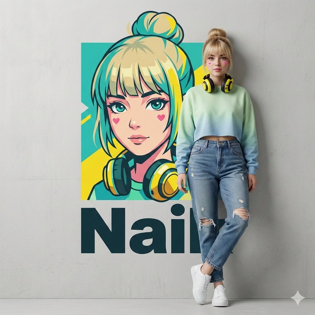 Hyper-realistic Photography and Vector Illustration Blend Prompt