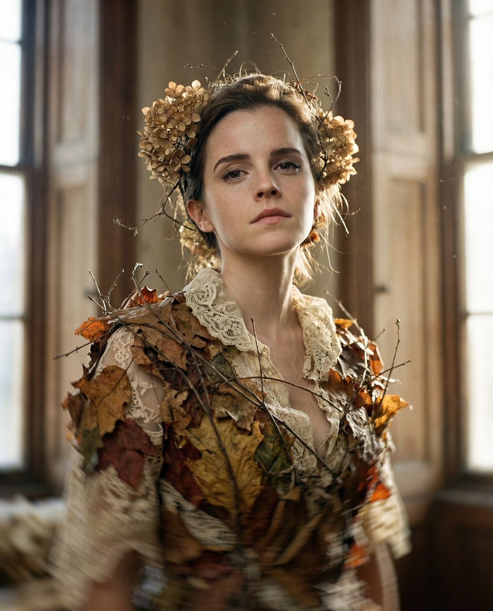 Surreal Editorial Fashion Portrait (Emma Watson)