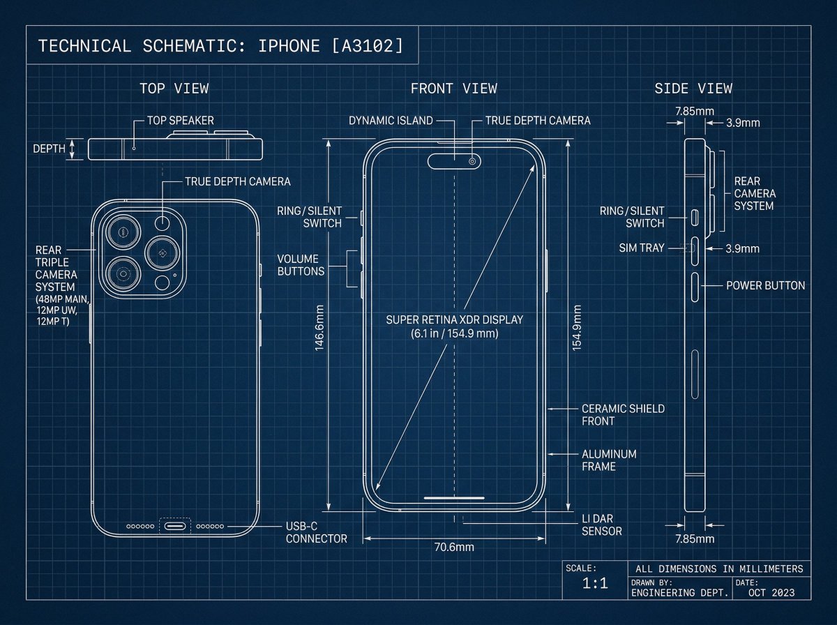 Technical Blueprint Drawing Prompt