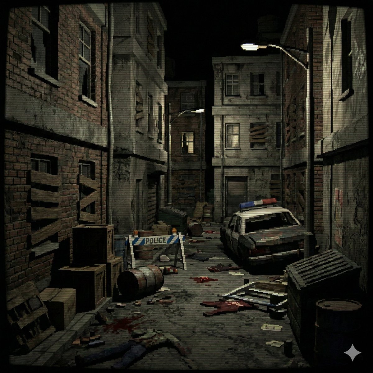 PS1 Low-Poly Video Game Background 2