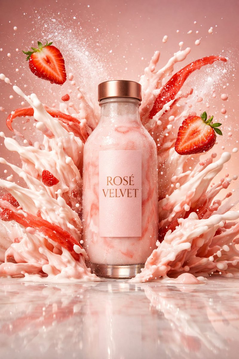 Luxury High-Speed Shake Commercial Photography Prompt