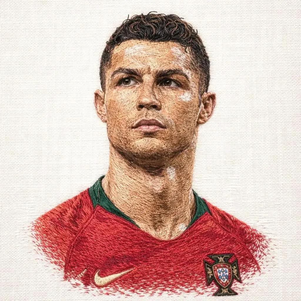 Hyper-Detailed Footballer Portrait Sketch Prompt