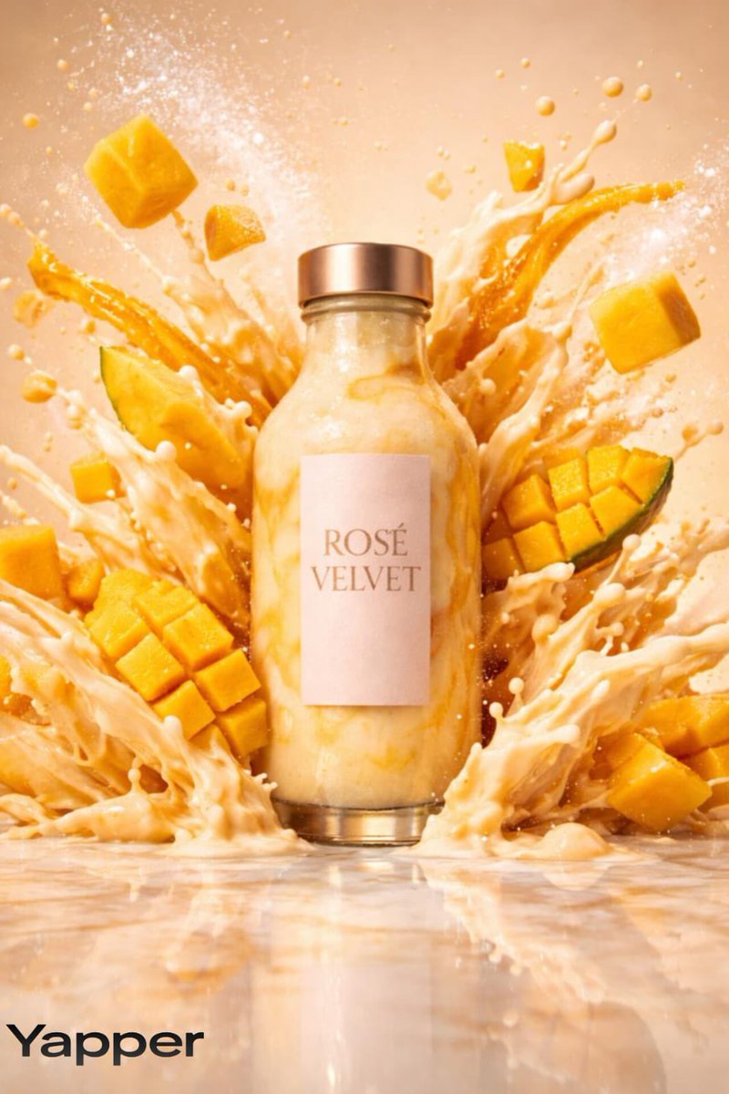 Luxury Mango Shake Splash Photography Prompt 2
